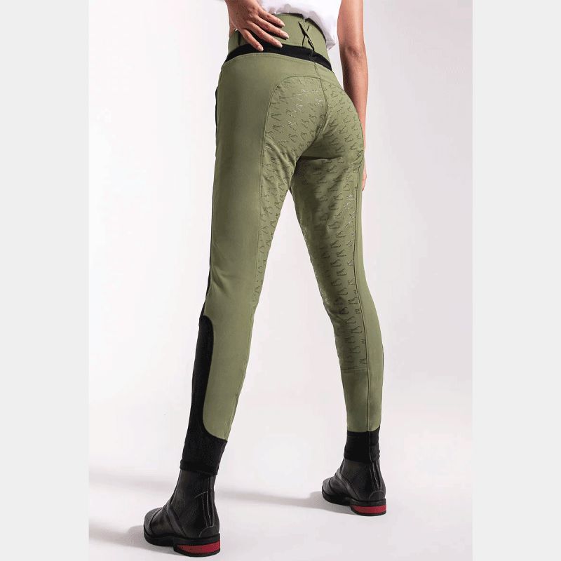 Starzup - Pantalon d'équitation Flex femme olive | - Ohlala