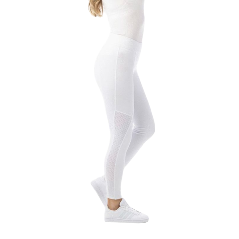 Equithème - Legging d'équitation femme Pull On Akela blanc | - Ohlala