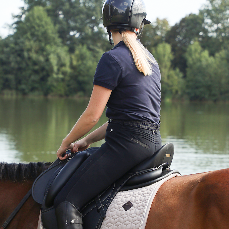 Samshield - Pantalon d'équitation femme Adèle noir | - Ohlala