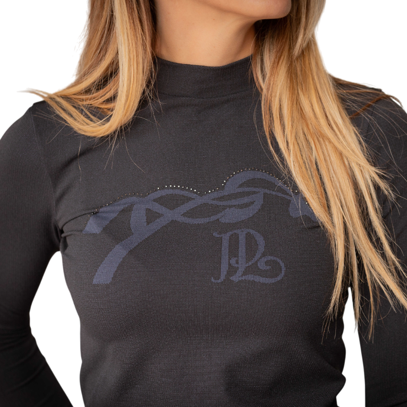 Pénélope - Baselayer manches longues femme Maddie anthracite