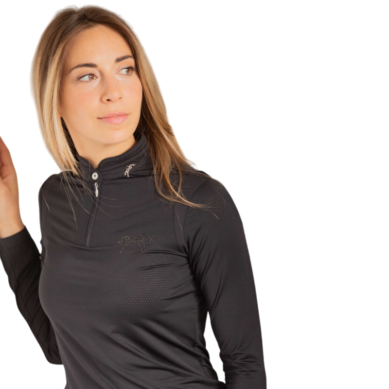 Pénélope - Baselayer manches longues femme Techpy noir