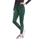 Pénélope - Legging d'équitation femme Delphe pull-on vert foncé | - Ohlala