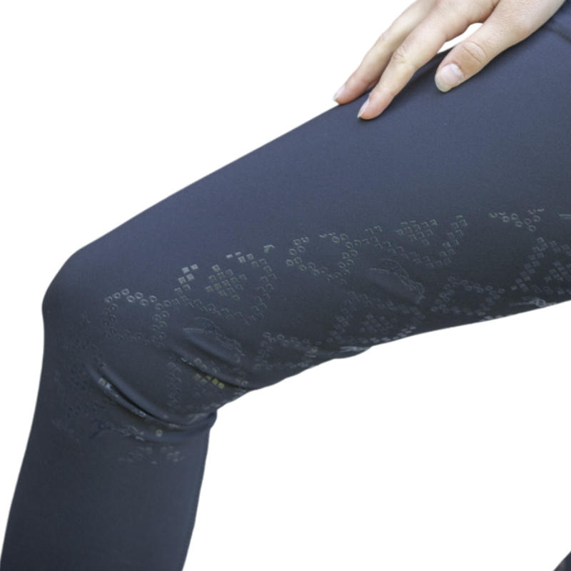 Pénélope - Pantalon d'équitation femme Fun Pushup full seat noir