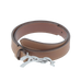 Pénélope - Ceinture femme Signature cognac/ argent | - Ohlala