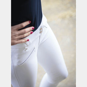 Pénélope Store - Pantalon d'équitation femme Rocky blanc | - Ohlala
