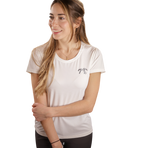 Pénélope - T-shirt manches courtes femme Techty écru | - Ohlala