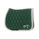 Pénélope - Tapis de selle Diamant vert foncé/ blanc | - Ohlala