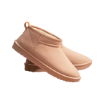 Pénélope - Gevoerde mini-boots camel | - Ohlala