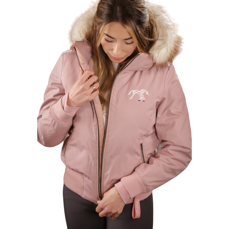 Pénélope - Doudoune Step femme rose poudré