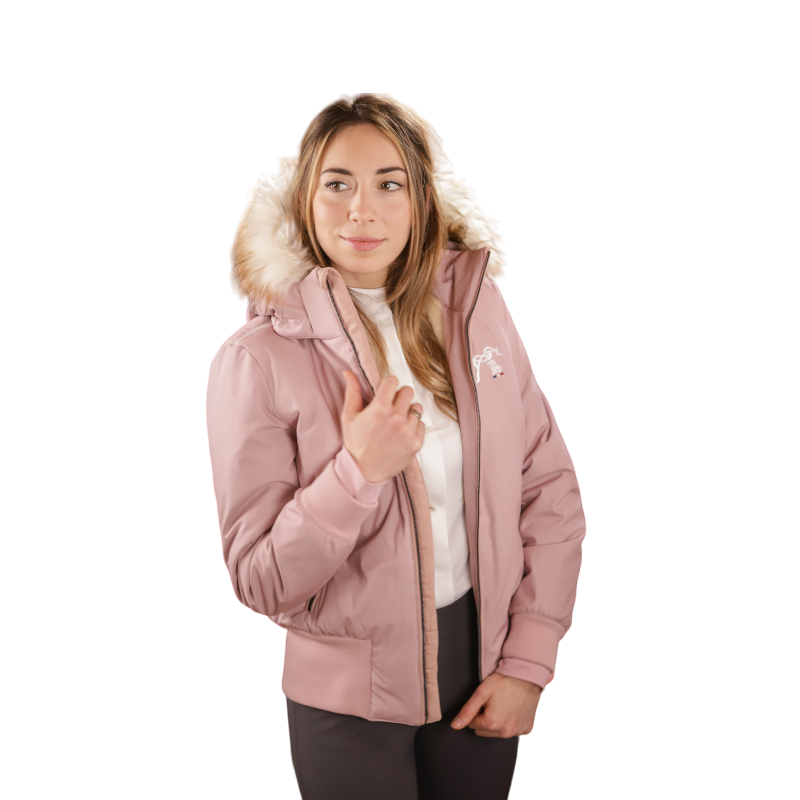 Doudoune femme rose pale hotsell