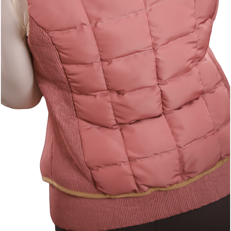 Pénélope - Doudoune sans manches Newroge femme vieux rose