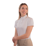 Pénélope Store - Wit wedstrijd polo korte mouwen dames Las Honey | - Ohlala