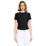 Samshield - Dames wedstrijdpolo Roxy Premium zwart/jet-black | - Ohlala