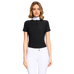 Samshield - Dames wedstrijdpolo Roxy Premium zwart/jet-black | - Ohlala