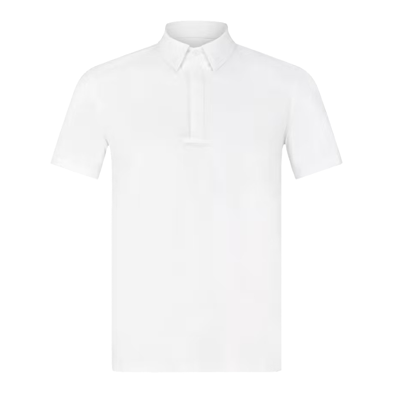 Kentucky Horsewear - Polo de concours manches courtes homme Classic blanc
