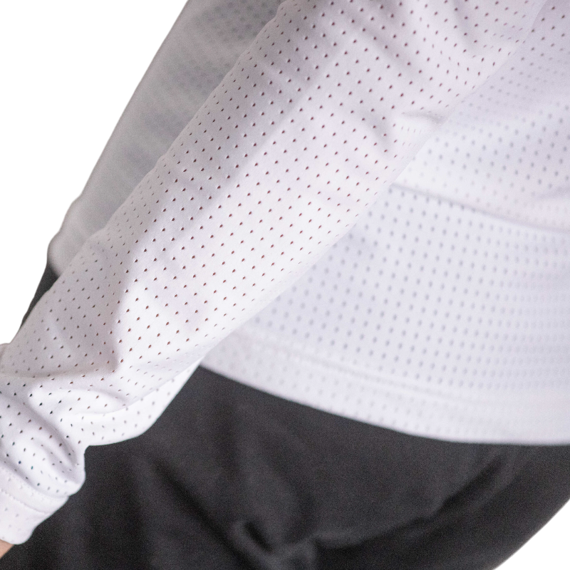 Eden by Pénélope - Polo de concours enfant Bruges Mesh blanc | - Ohlala