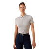Ariat - Polo manches courtes femme Bandera show grey | - Ohlala
