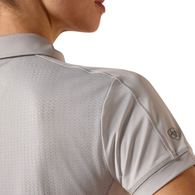 Ariat - Polo korte mouwen dames Bandera show grey | - Ohlala