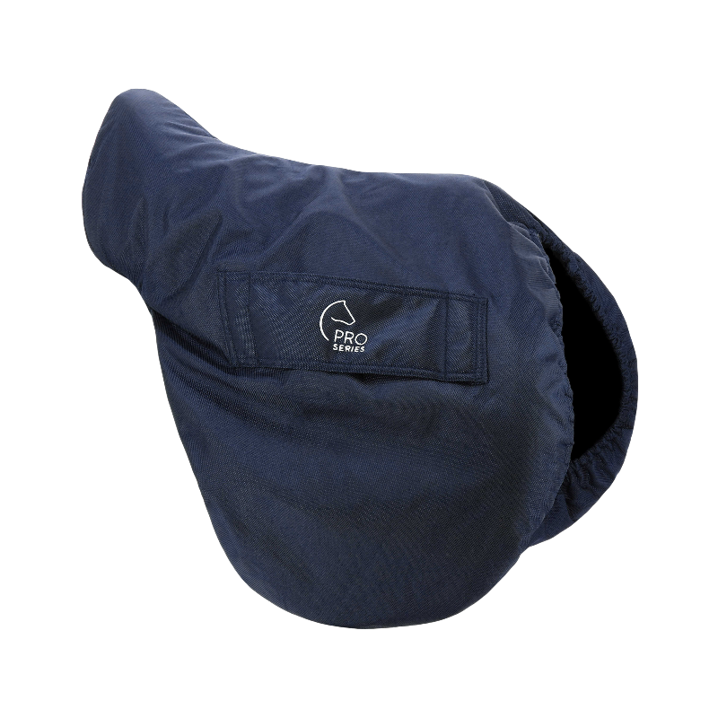 Pro Series - Housse de selle avec passage d'étrivières marine