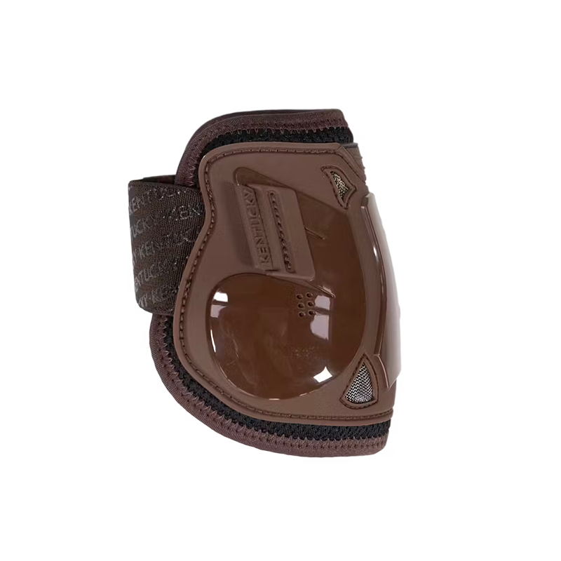 Kentucky Horsewear - Protège boulets Air Velcro marron