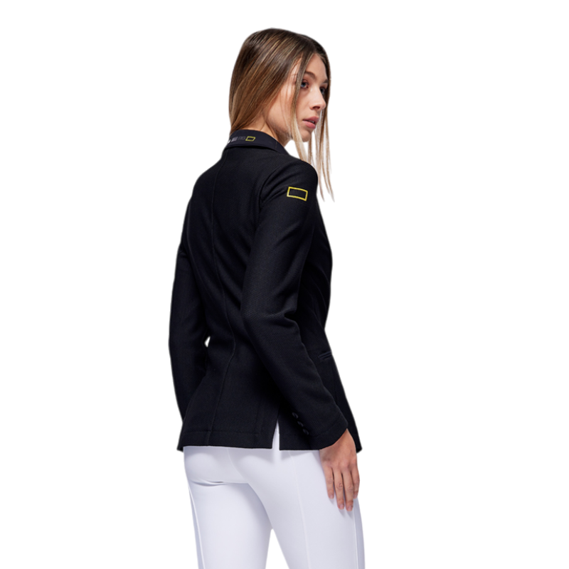 RG Italy - Veste de concours femme Jersey Mesh Zip noir | - Ohlala