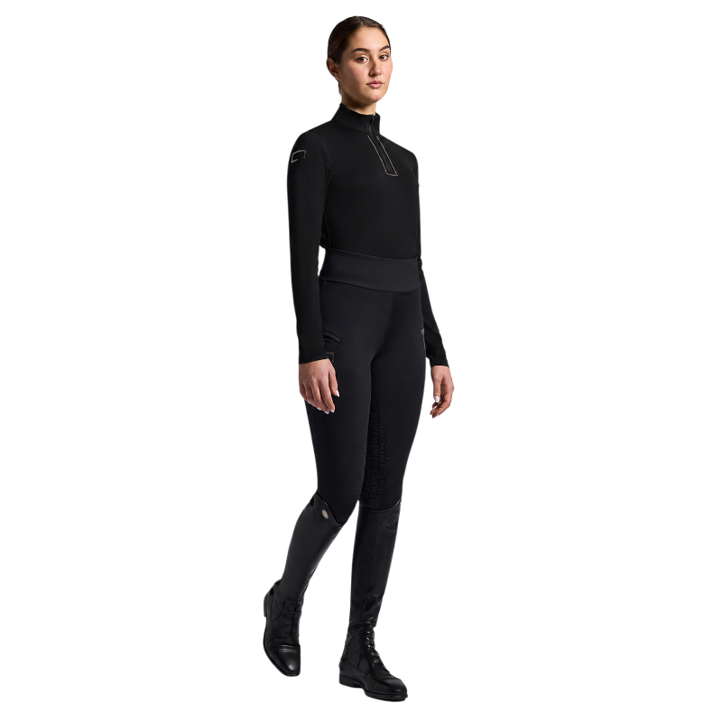 RG Italy - Baselayer manches longues femme Strass noir