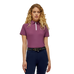 RG Italy - Polo technique manches courtes femme Training Zip violet | - Ohlala