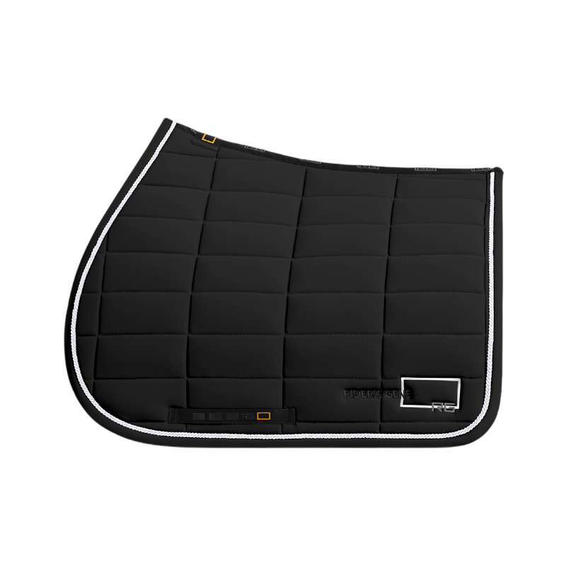 RG Italy - Tapis de selle RG Quilted Mesh noir | - Ohlala