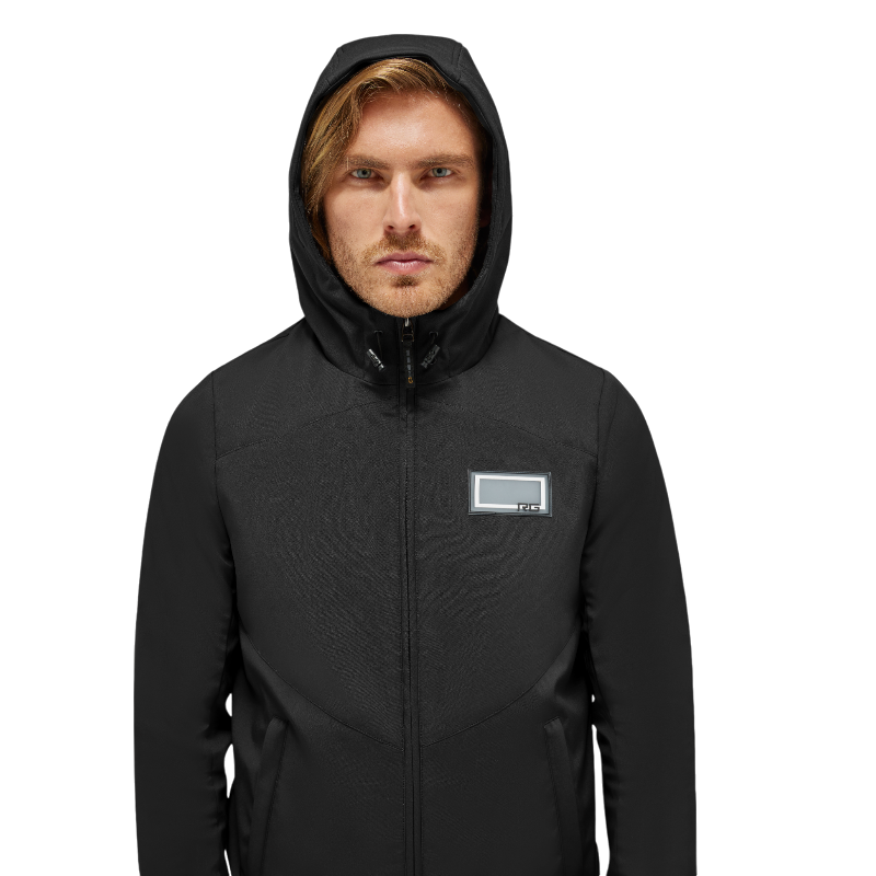 RG Italy - Veste manches longues homme RG Hooded Softshell noir | - Ohlala