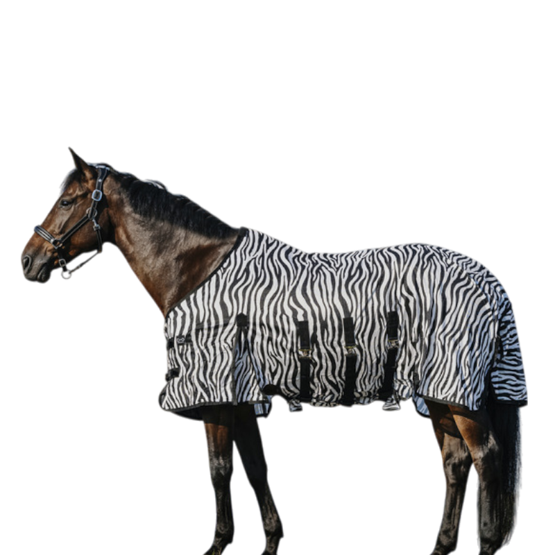 Riding World - Chemise anti-mouches mesh Belly zebre