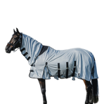 Riding World - Chemise anti-mouches mesh Combo Belly grise | - Ohlala