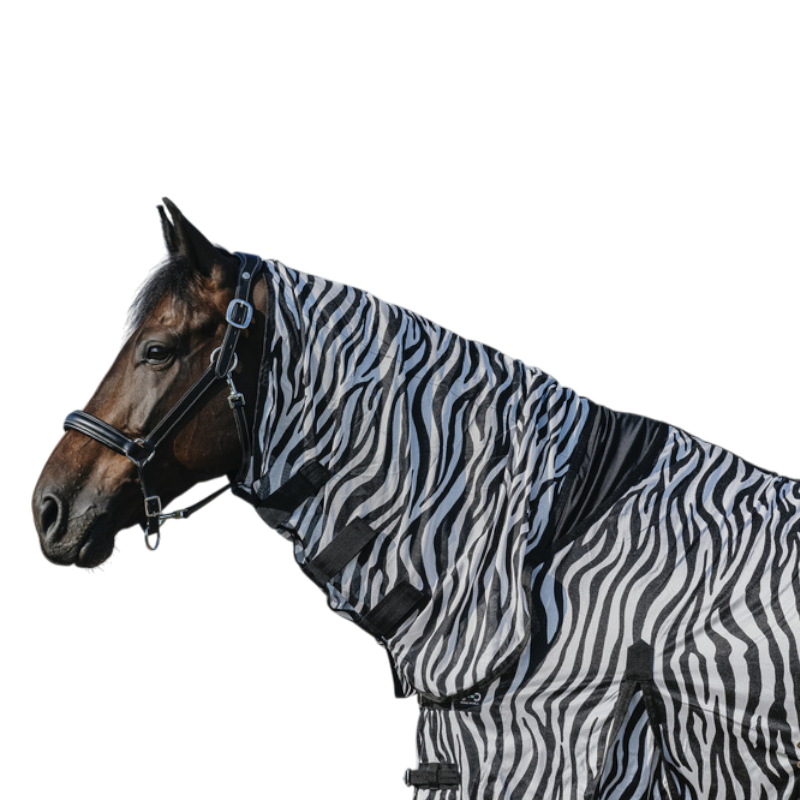 Riding World - Chemise anti-mouches mesh Combo Belly zebre