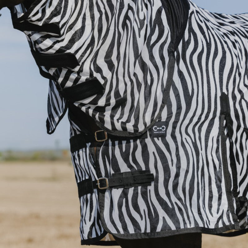 Riding World - Chemise anti-mouches mesh Combo Belly zebre