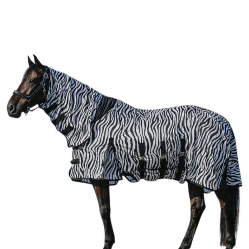 Riding World - Chemise anti-mouches mesh Combo Belly zebre