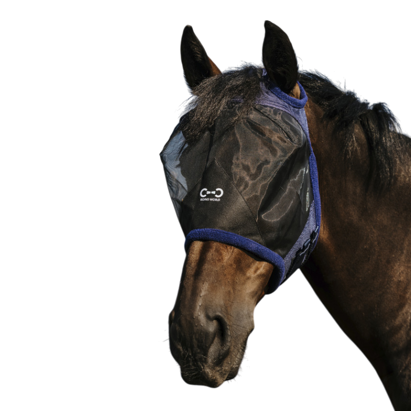 Riding World - Masque anti-mouches sans oreilles First marine
