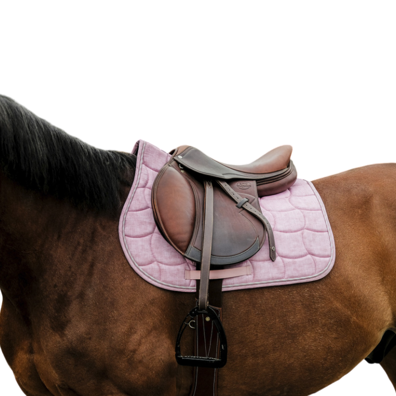 Riding World - Tapis de selle Sunshine rose | - Ohlala
