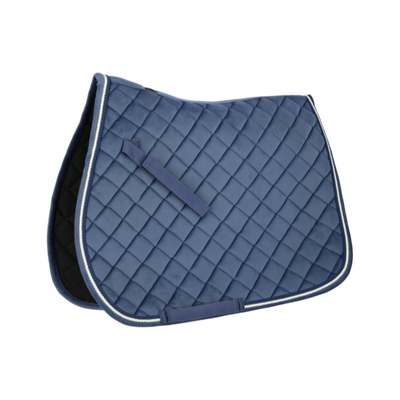 Tapis de selle Velours bleu - Riding World