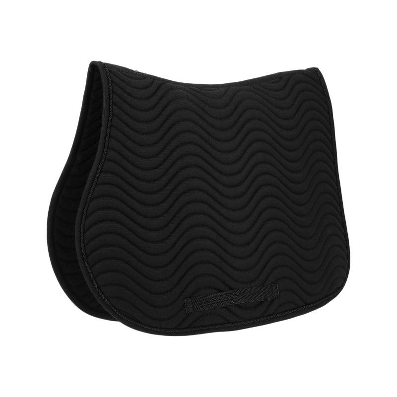 Riding World - Tapis de selle Wave noir