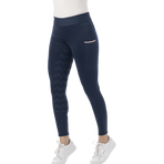 Riding World - Legging d'équitation femme agadir marine | - Ohlala