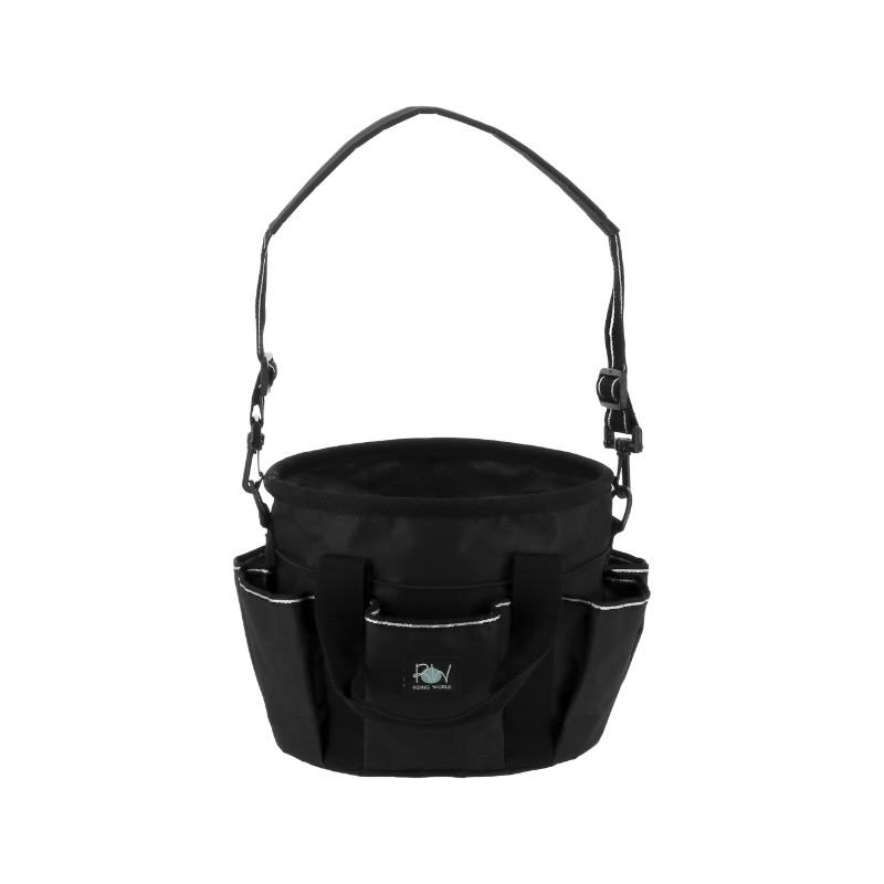 Riding World - Sac de pansage multipoches noir | - Ohlala