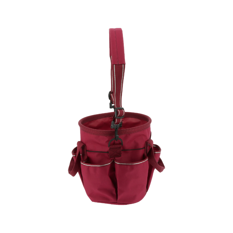 Riding World - Sac de pansage multipoches bordeaux | - Ohlala