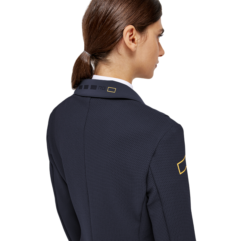 RG Italy - Veste de concours femme Jersey Mesh Zip marine | - Ohlala