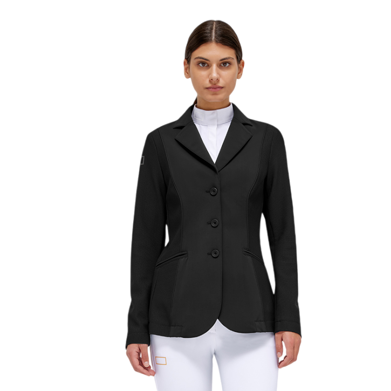 RG Italy - Veste de concours femme Jersey Mesh noir | - Ohlala
