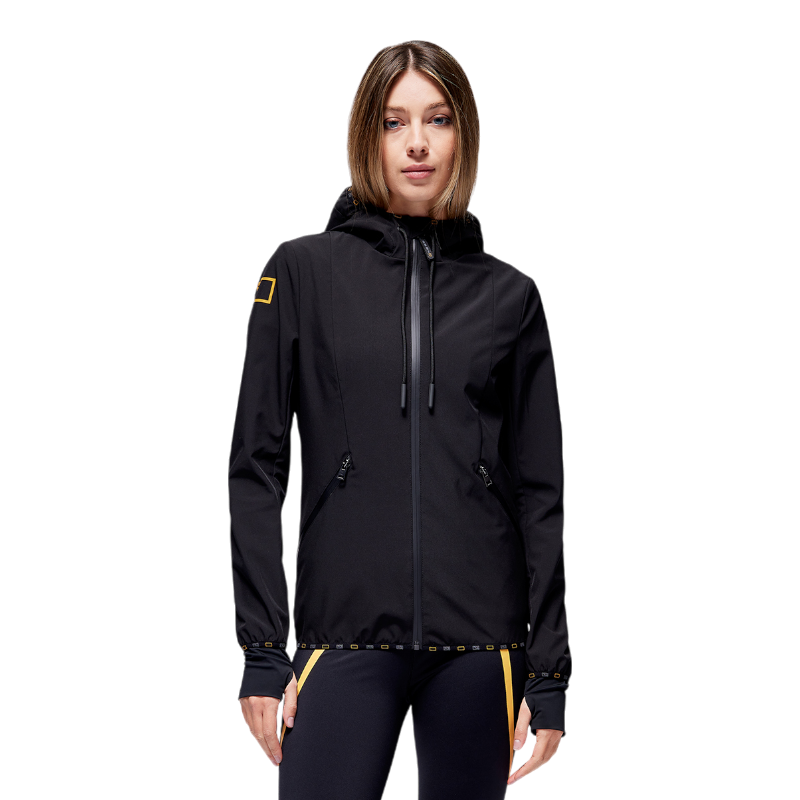 RG Italy - Veste manches longues femme Jersey Softshell noir | - Ohlala