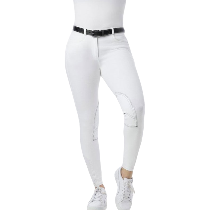 Riding World - Pantalon d'équitation enfant Alexandrie blanc