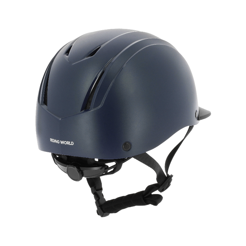 Riding World - Casque d'équitation Topy marine mat