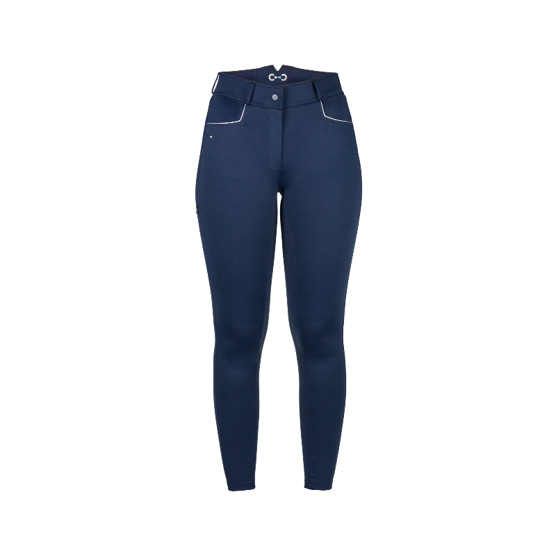 Riding World - Pantalon d'équitation femme River marine