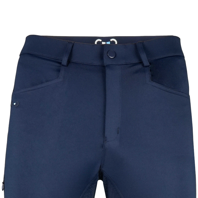 Riding World - Pantalon d'équitation homme River marine