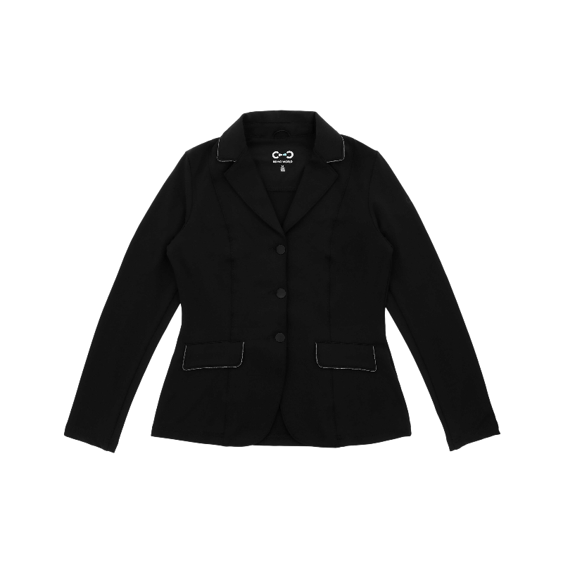 Riding World - Veste de concours enfant Floride noir