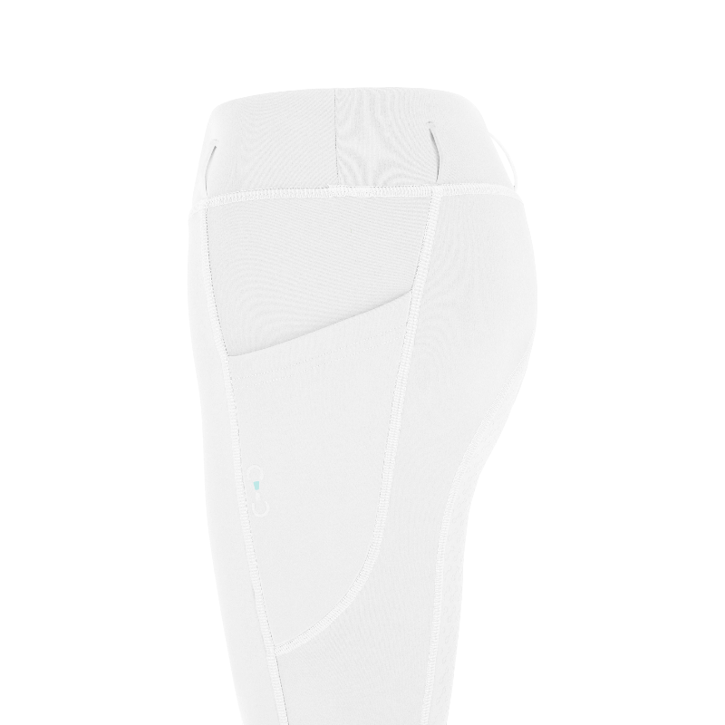 Riding World - Legging d'équitation polaire femme Volga blanc